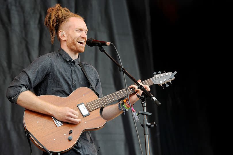 Newton Faulkner performs on the Other Stage at Glastonbury Festival 2016