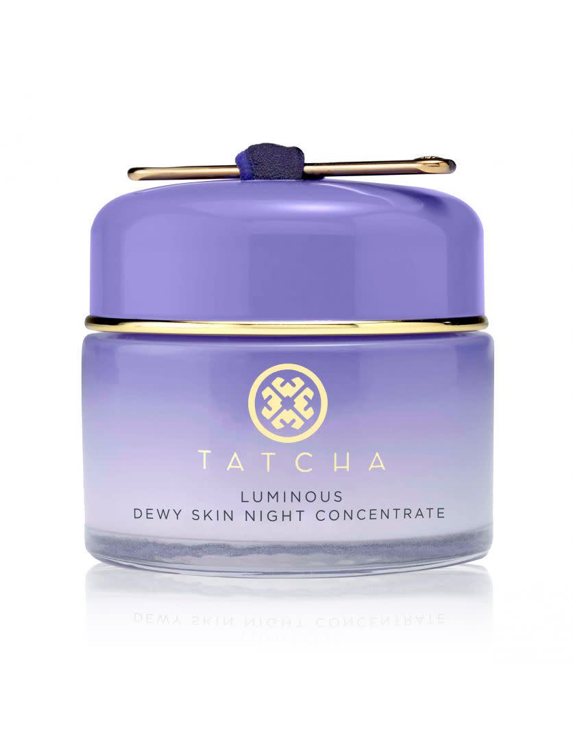 <p><a rel="nofollow noopener" href="https://www.sephora.com/product/luminous-dewy-skin-night-concentrate-P403820" target="_blank" data-ylk="slk:BUY NOW;elm:context_link;itc:0;sec:content-canvas" class="link ">BUY NOW</a></p><p>This moisturizer is about as luxurious as they come. It even has a tiny gold spatula to help you scoop out the product, which contains a blend of botanical extracts to smooth skin and improve tone, plus an anti-aging complex called Hadasei-3™. Together, the ingredients hydrate and replenish tired skin, leaving your face dewy and supple by morning.</p><p><em>($110, <a rel="nofollow noopener" href="https://www.sephora.com/product/luminous-dewy-skin-night-concentrate-P403820" target="_blank" data-ylk="slk:sephora.com;elm:context_link;itc:0;sec:content-canvas" class="link ">sephora.com</a>)</em><br></p>