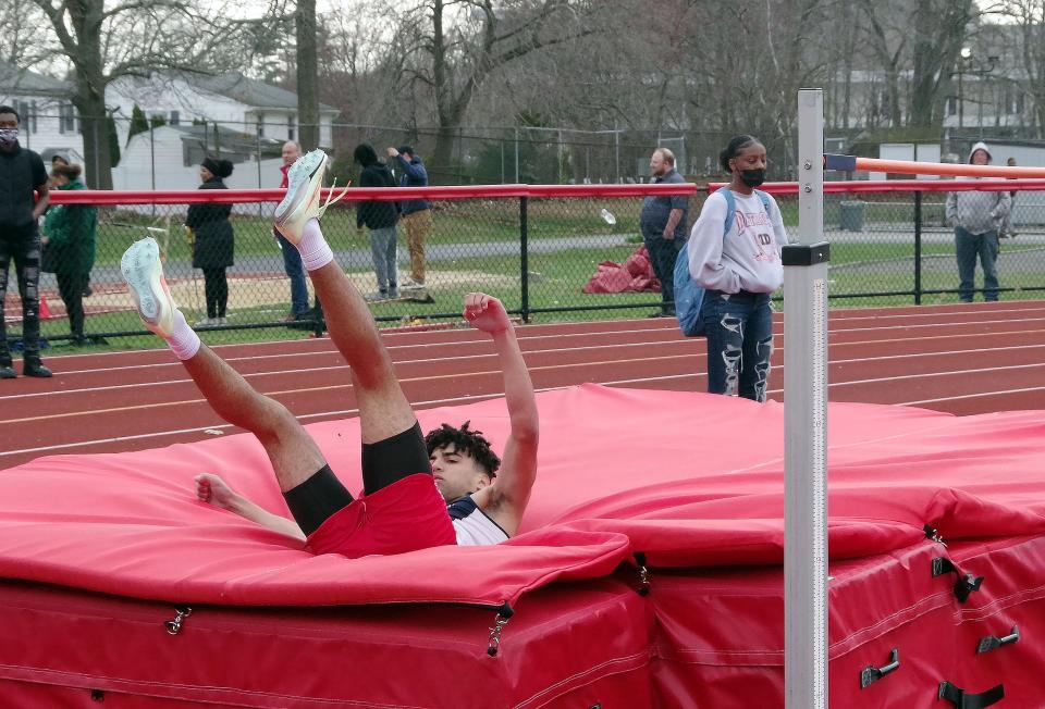 Bridgewater-Raynham’s Kauan Bento is the 2023 Taunton Daily Gazette Boys Track and Field Athlete of the Year. (File photo)