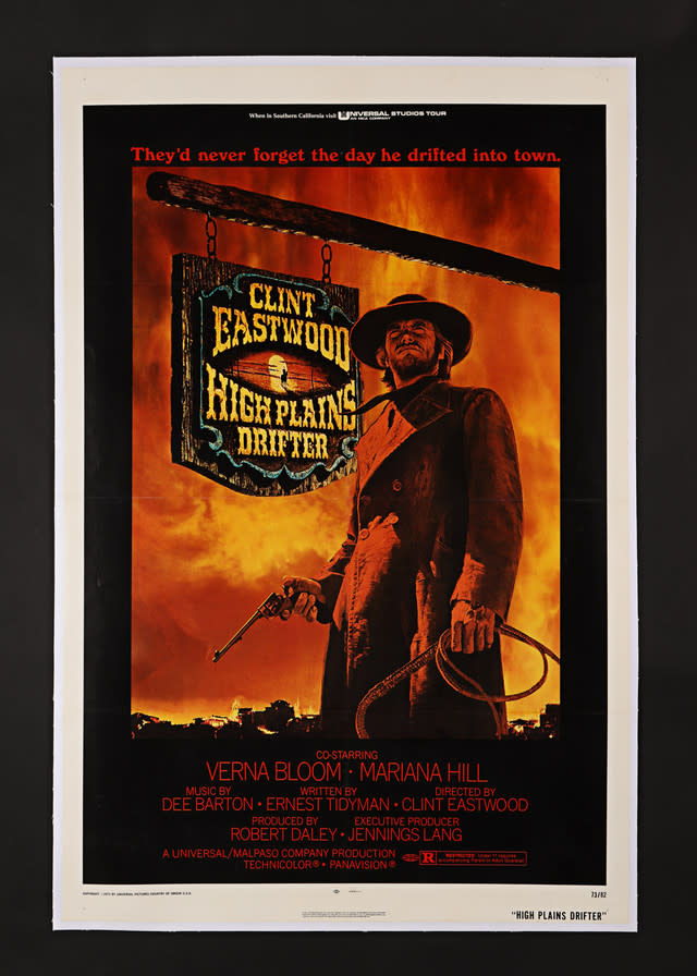 Collection of iconic Clint Eastwood movie posters heading to auction