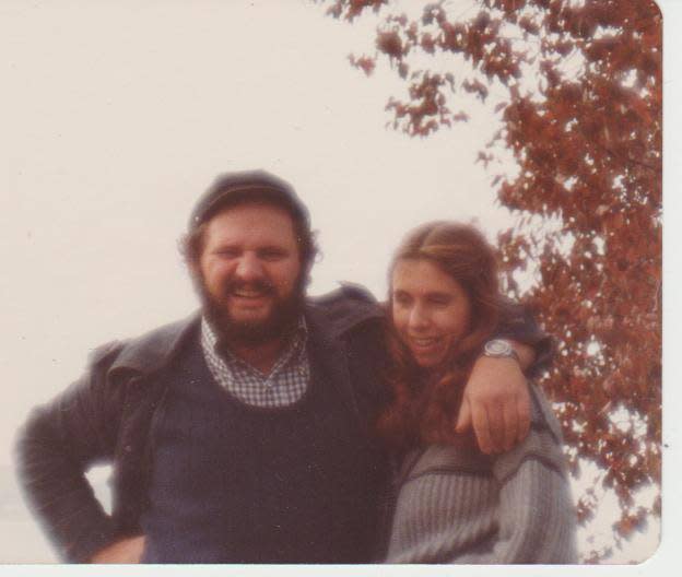 Guy and Sharon in 1977.