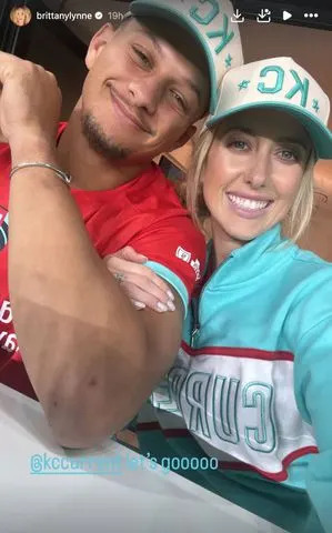 <p>Brittany Mahomes/Instagram</p> Patrick and Brittany Mahomes on Sept. 7, 2024