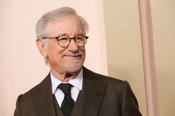 BEVERLY HILLS, CALIFORNIA - FEBRUARY 12: Steven Spielberg attends the 96th Oscars Nominees Luncheon at The Beverly Hilton on February 12, 2024 in Beverly Hills, California. (Photo by JC Olivera/Getty Images)