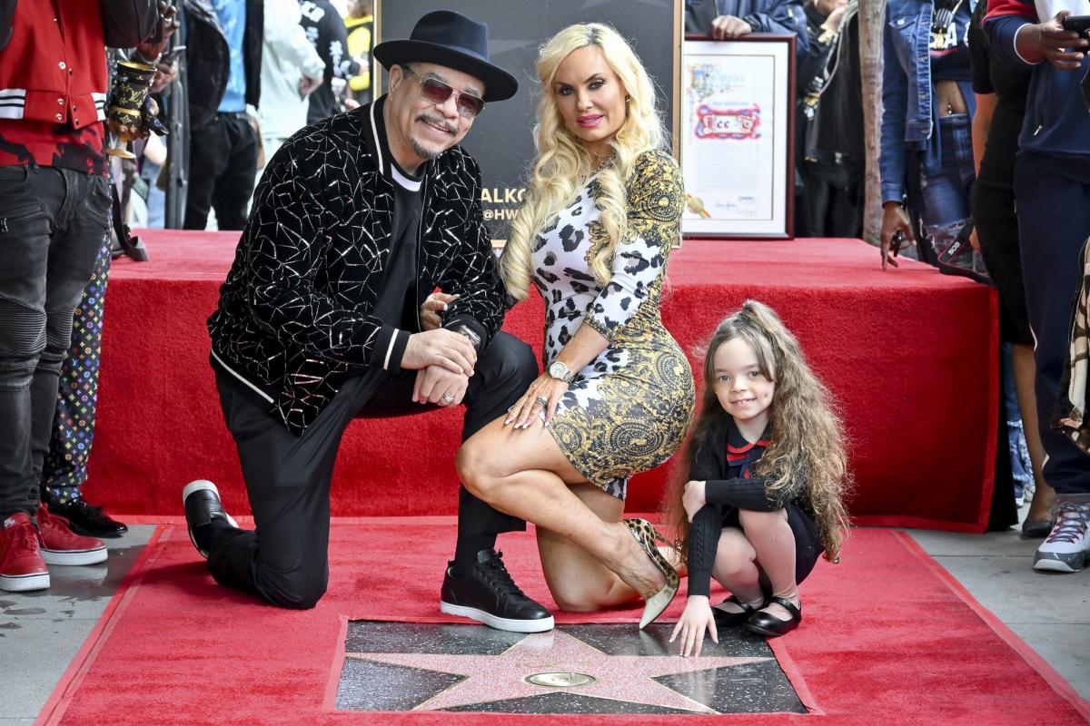 IceT Joined by Wife Coco and Daughter Chanel During Hollywood Walk of