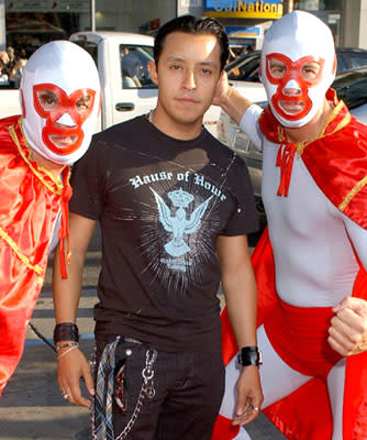 Efren Ramirez with the Nachos at the Hollywood premiere of Paramount Pictures' Nacho Libre