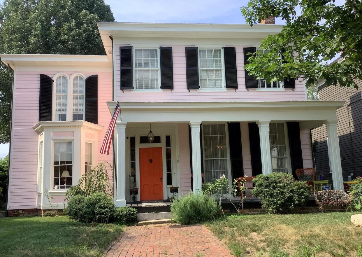 Home at 129 Marshall Street in Petersburg owned by Michael Maszaros. It will be featured on a tour hosted by Petersburg Garden Club during Historic Garden Week on Tuesday, April 26, 2022.