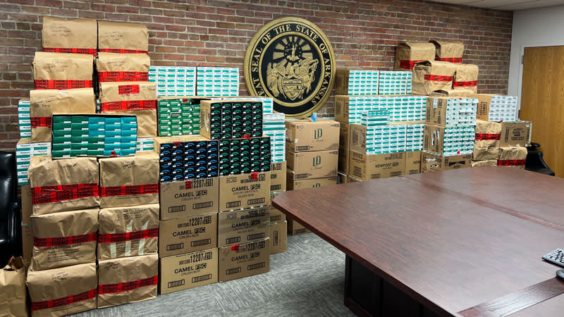 Untaxed cigarettes seized in Arkansas State Police traffic stop