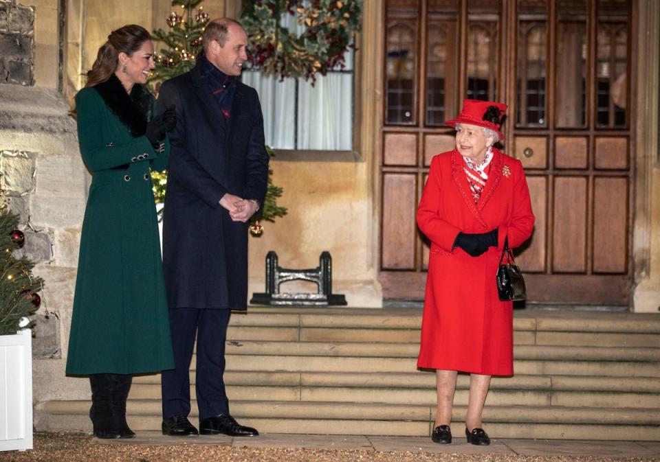 The Queen and the Duke and Duchess of Cambridge thank volunteers and key workers for their efforts during the pandemic (Getty)