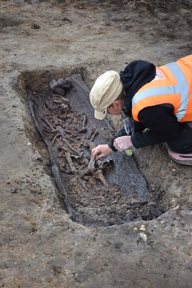 81 'rare' Anglo Saxon coffins found in Norfolk