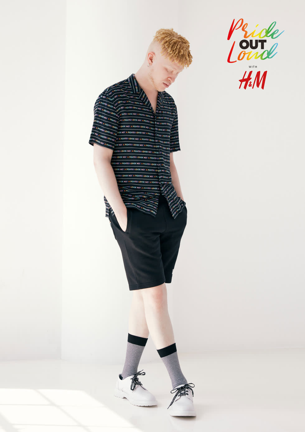 H&M Pride Out Loud campaign featuring Shaun Ross. (Photo: Courtesy of H&M)