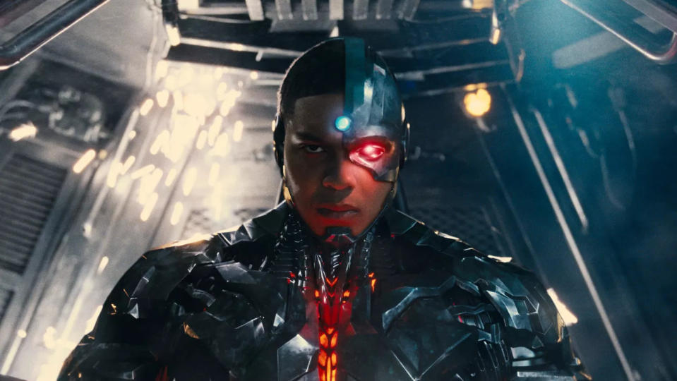 Ray Fisher as Cyborg in 'Justice League'. (Credit: Warner Bros/DC Comics)
