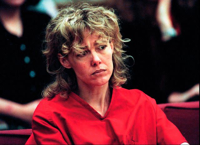 <p>Alan Berner/The Seattle Times via AP, Pool, File</p> Mary Kay Letourneau listens to testimony during a court hearing in Seattle Letourneau, who married her former sixth-grade student after she was convicted for raping him Feb. 6, 1998.