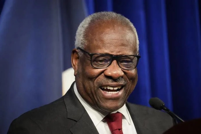 Associate Supreme Court Justice Clarence Thomas speaks at the Heritage Foundation