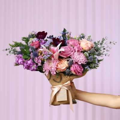 <p><strong>Farm Girl Flowers</strong></p><p>farmgirlflowers.com</p><p><strong>$59.00</strong></p><p><a href="https://farmgirlflowers.com/fun-size-burlap-wrapped-bouquet?seg_aprod=296&gclid=Cj0KCQiA-oqdBhDfARIsAO0TrGFgKpLfBsQGnz3UG5dQ0-y_JV5UQpP9fOKrdi2BQh5vxdYu49q7QG8aArhCEALw_wcB" rel="nofollow noopener" target="_blank" data-ylk="slk:Shop Now" class="link ">Shop Now</a></p><p>Interested in a pretty, out-of-the-box presentation? Head to Farm Girl Flowers. This particular bouquet comes with 15 fresh flowers and fun burlap wrapping. </p><p>"I love Farmgirl Flowers," a <a href="https://farmgirlflowers.com/fun-size-burlap-wrapped-bouquet?seg_aprod=296&gclid=Cj0KCQiA-oqdBhDfARIsAO0TrGFgKpLfBsQGnz3UG5dQ0-y_JV5UQpP9fOKrdi2BQh5vxdYu49q7QG8aArhCEALw_wcB" rel="nofollow noopener" target="_blank" data-ylk="slk:customer comments on the site" class="link ">customer comments on the site</a>. "Not only do they offer beautiful flower arrangements, they have exceptional customer service...flowers always show up exactly like the photos on their [website], unlike competitors."</p>
