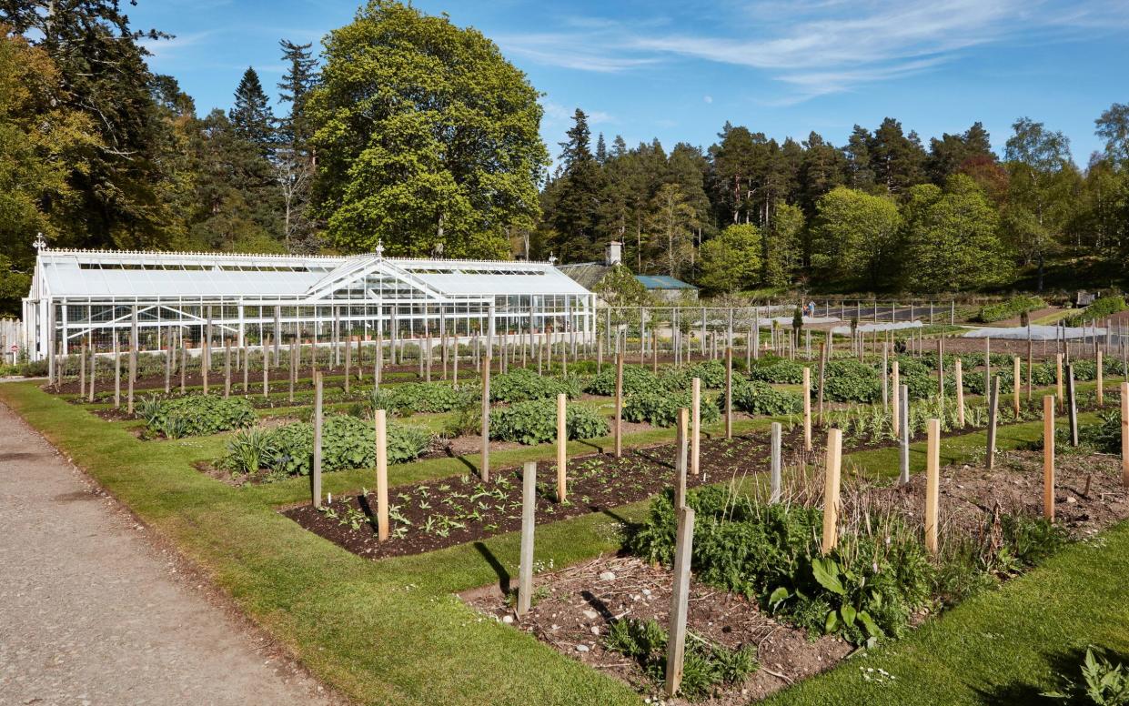 The Duke of Edinburgh extended the gardens to incorporate a large kitchen garden