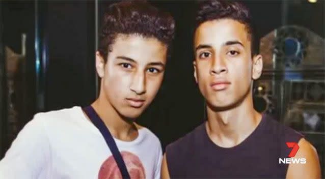 Amir Ammari (left) pictured with brother Firas. Picture: 7 News
