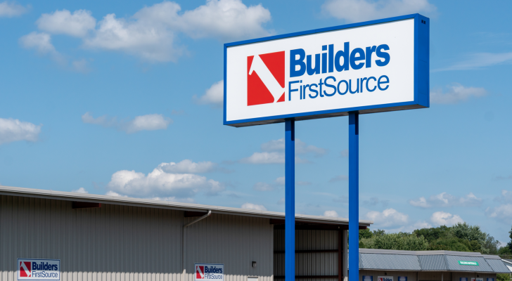 Builders FirstSource (BLDR) exterior and trademark logo.