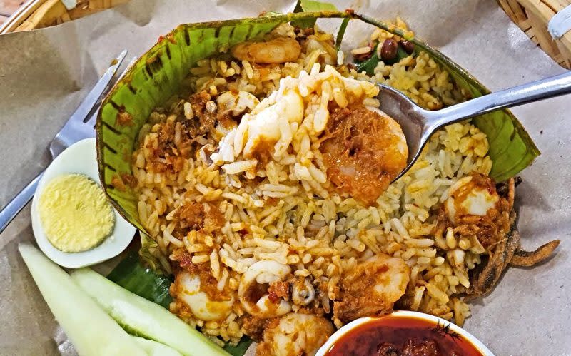 Nasi Lemak Bamboo - rice 