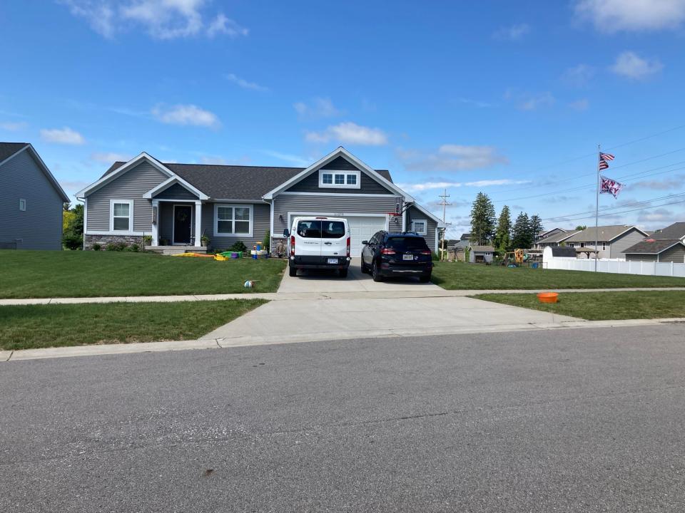 Outside the home of Michigan gubernatorial candidate Ryan Kelley after the FBI raided the home and arrested Kelley on Thursday, June 9, 2022 in Allendale, Michigan.
