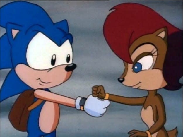 Sonic The Hedgehog cartoon