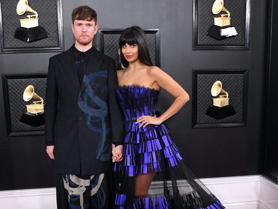 jameela jamil and james blake grammys 2020