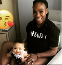<p>“Sometime our ‘s’ means Shady,” the tennis champ captioned this adorable shot with her baby girl, Alexis Olympia, who was born in September. (<a rel="nofollow noopener" href="https://www.instagram.com/p/BghY4tGl3Cw/?taken-by=serenawilliams" target="_blank" data-ylk="slk:Serena Williams via Instagram;elm:context_link;itc:0;sec:content-canvas" class="link ">Serena Williams via Instagram</a>) </p>