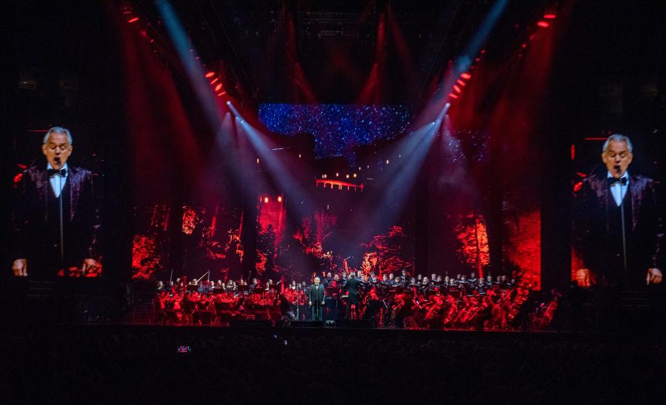 Andrea Bocelli amazed at PPG Paints Arena on Thursday.