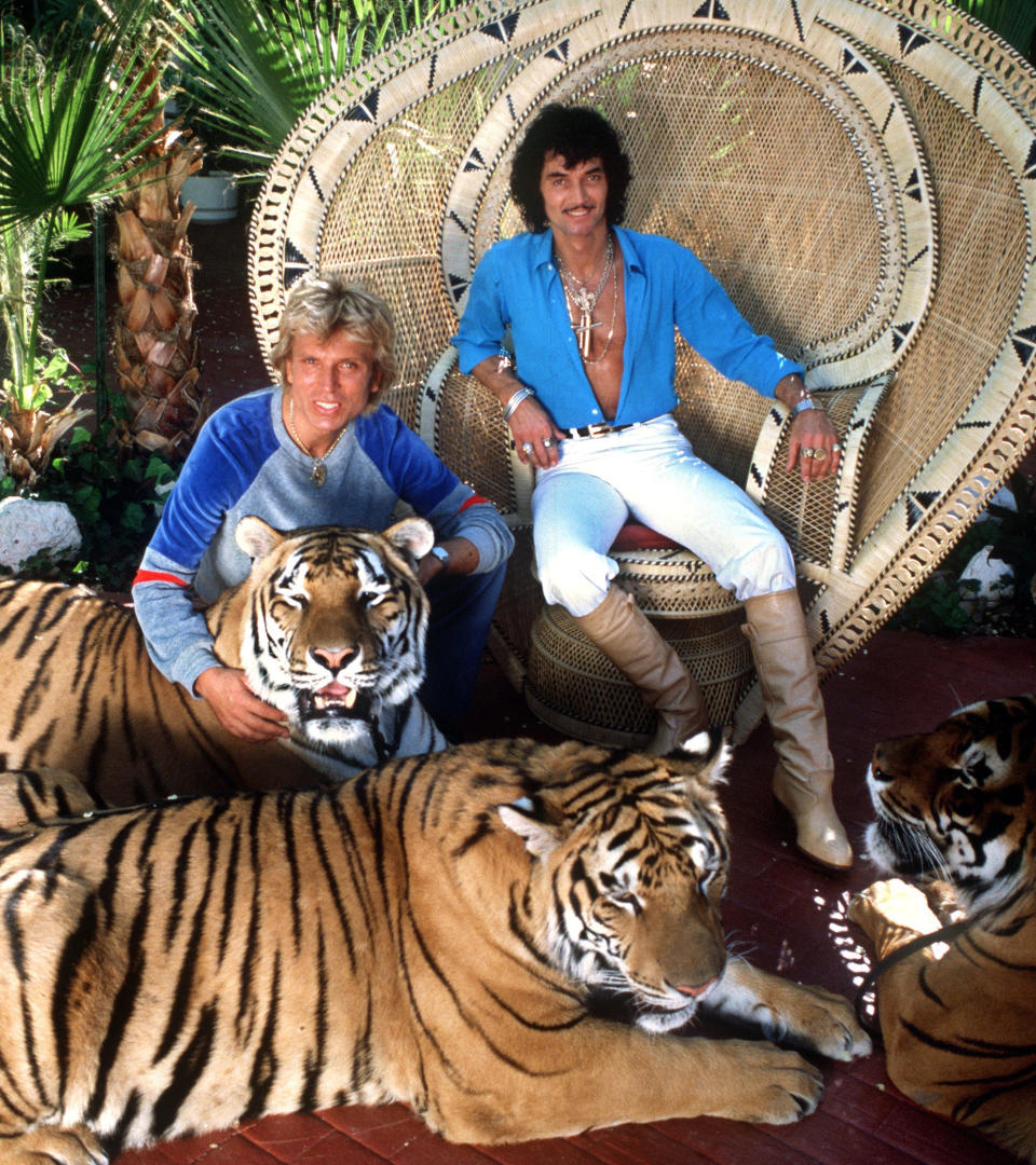 IMAGE: Siegfried & Roy in Las Vegas (Horst Ossinger / dpa via Getty Images file)