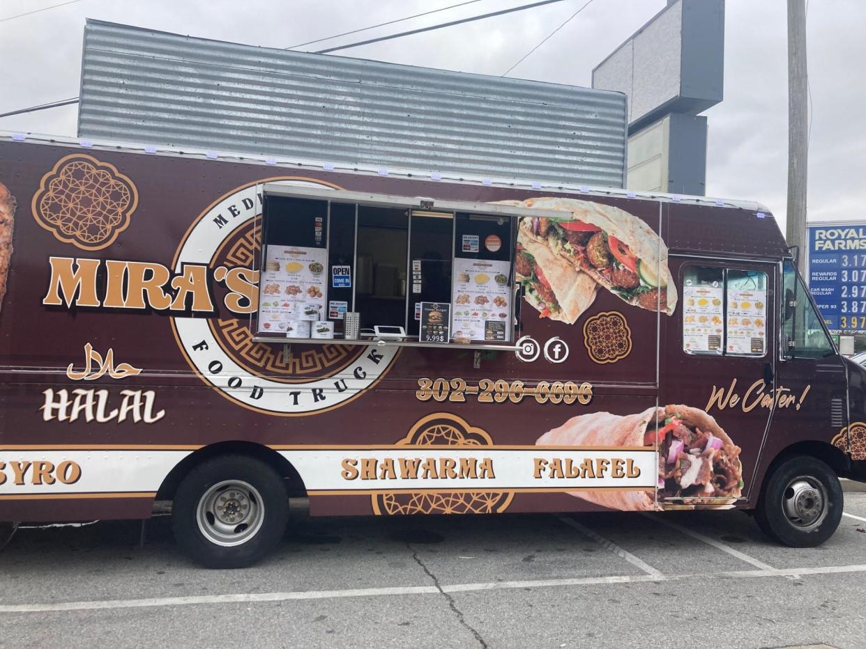 The Mira's Kitchen food truck offers Halal specialties including shawarma, gyro and falafel sandwiches and bowls at its permanent spot at 900 College Ave. in Salisbury.