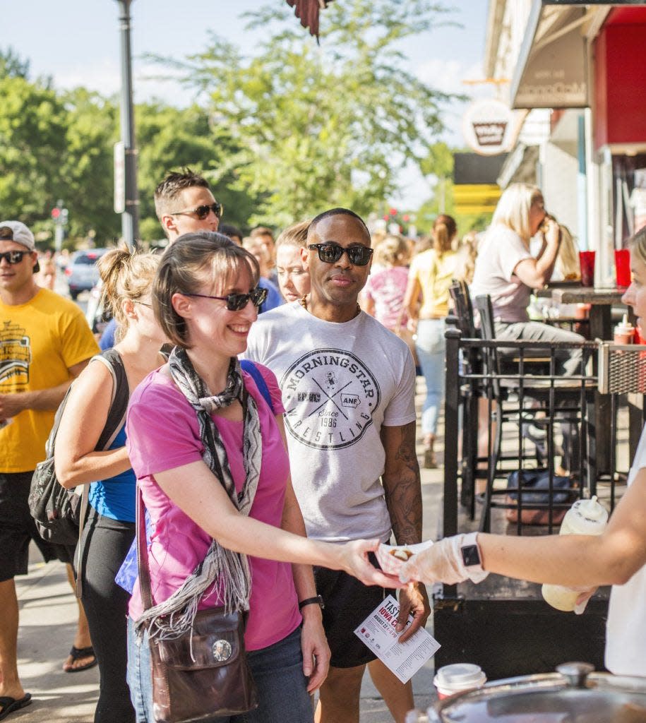 The Taste of Iowa City is a local event that demonstrates the strong connection between the University of Iowa and the Iowa City community. From a previous Taste of Iowa City.