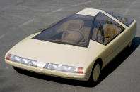 <p><span>The Citroën Karin was the work of <b>Trevor Fiore</b> (born 1937), who presumably had overdosed on Toblerone chocolate at the point that he penned this <b>rather triangular concept</b>. With a central driving position, the driver was flanked by a passenger on either side and behind, McLaren F1-style.</span></p>