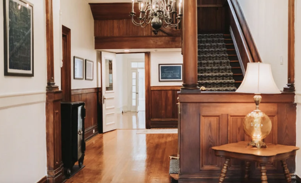 The owners spent a year renovating the 5,000-square-foot mansion.