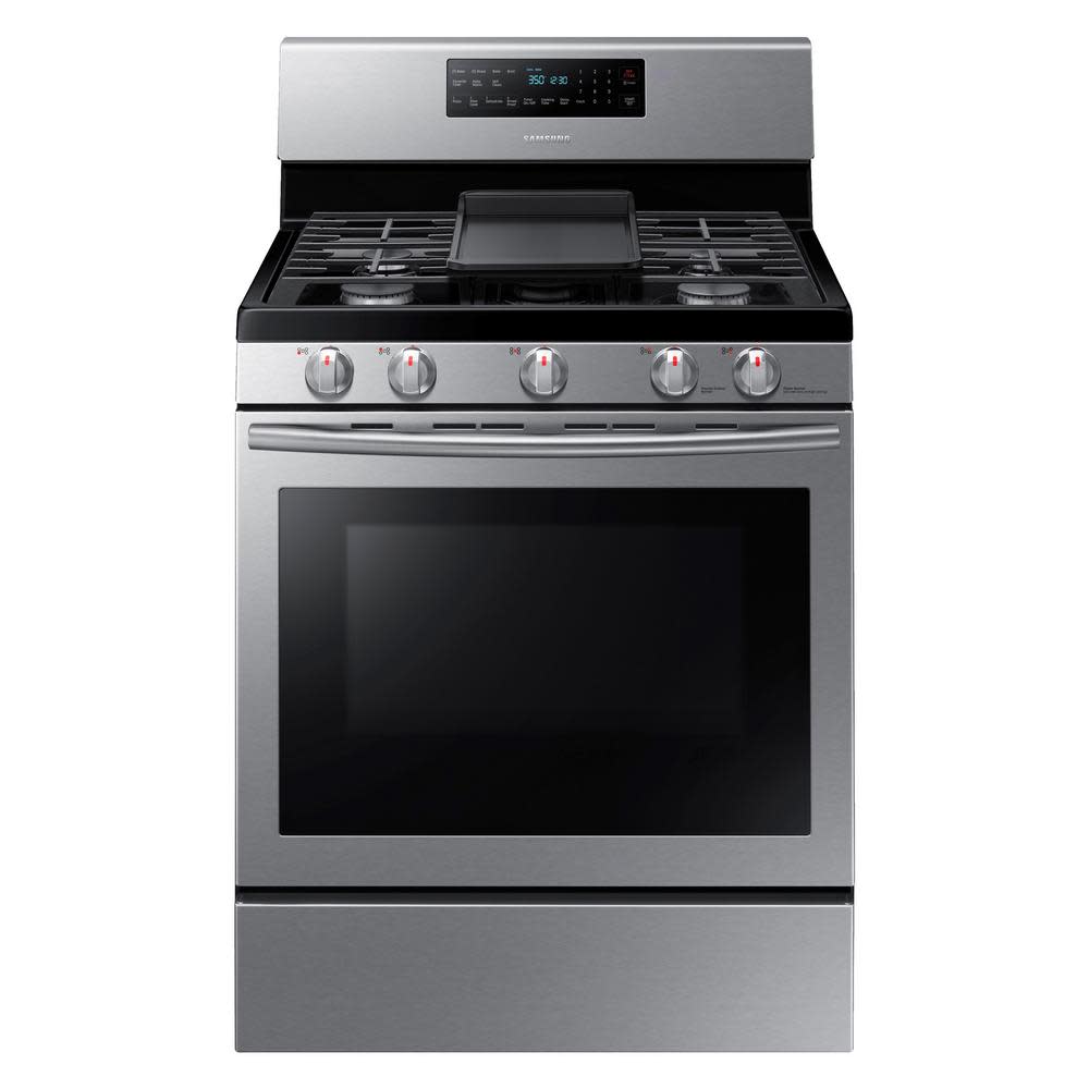 30 in. 5.8 cu. ft. Gas Range with Self-Cleaning and Fan Convection Oven in Stainless Steel ('Multiple' Murder Victims Found in Calif. Home / 'Multiple' Murder Victims Found in Calif. Home)