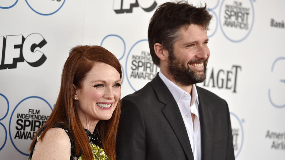 Die Oscar-Preisträgerin 2015 auf dem roten Teppich mit ihrem Mann Bart Freundlich