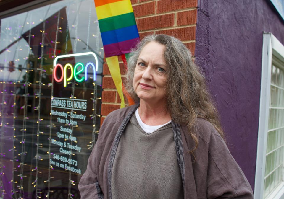 After Lisa Smith, 60, was rejected for a Paycheck Protection Program loan that would have helped pay the utility bills at her business, she decided to sell her house and move into the back storeroom of Compass Tea Room. The business is the only designated safe space for LGBTQ people in the small mountain town of Luray, Virginia, Smith said.