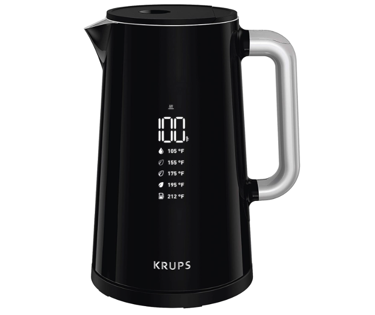 Krups Smart Temp Digital Kettle. Image via Amazon.