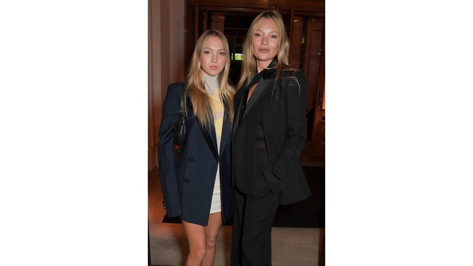 Kate and Lila Moss Kate and Lila Moss twinning yet again at a London event back in 2022 yet again at a London event back in 2022