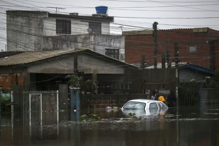 View of a flooded street in Porto Alegre, Brazil on May 3, 2024 (Anselmo Cunha)