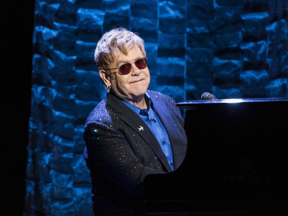 Elton John performs (Getty)