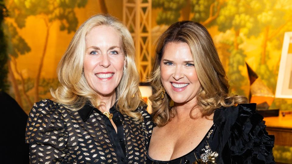 san francisco, ca october 11 caroline price and kendall wilkinson attend the san francisco fall show opening night gala on october 11th 2023 at festival pavilion in san francisco, ca photo drew altizer