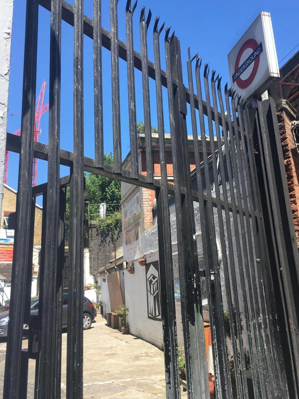 The entrance to the Muslim Welfare House in Finsbury Park (Lizzie Dearden)