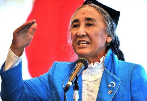 Exiled Uighur leader Rebiya Kadeer says her people face a fight for their very existence against Chinese repression as a conference in Japan threatens to drive a wedge between Tokyo and Beijing