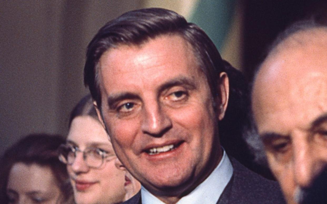 Walter Mondale at President Jimmy Carter's Inaugural Ball in 1977 - Mikki Ansin/Getty Images