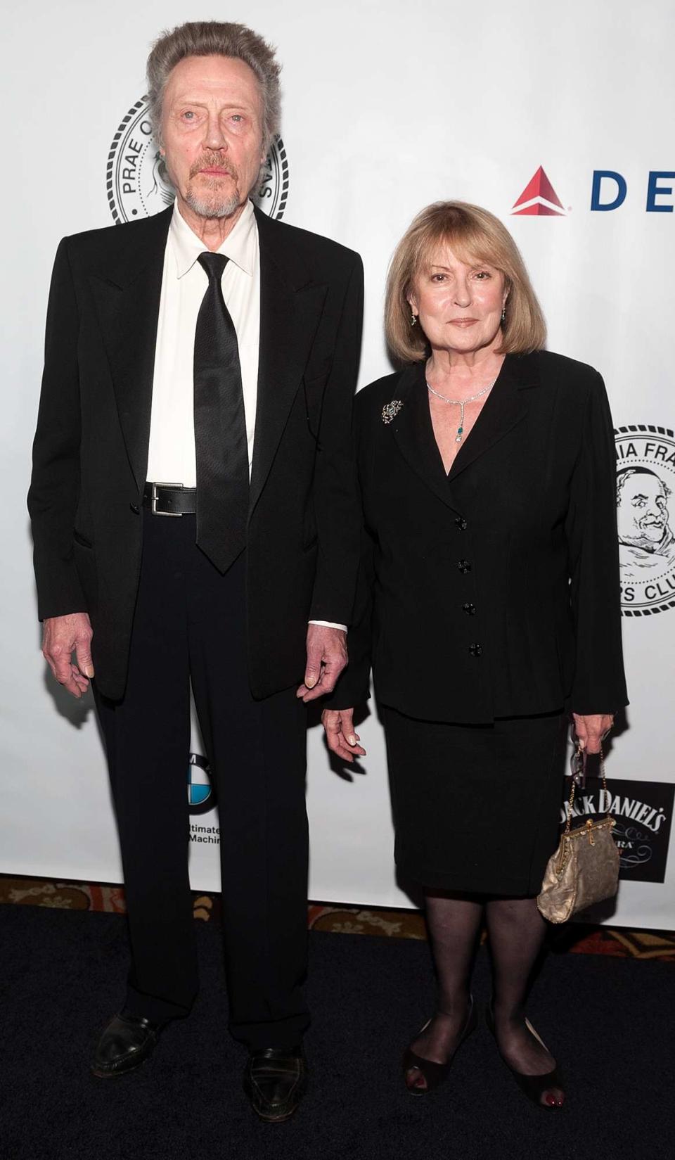 Christopher Walken (L) and Georgianne Walken attend the Friars Foundation Gala honoring Robert De Niro and Carlos Slim at The Waldorf=Astoria on October 7, 2014 in New York City