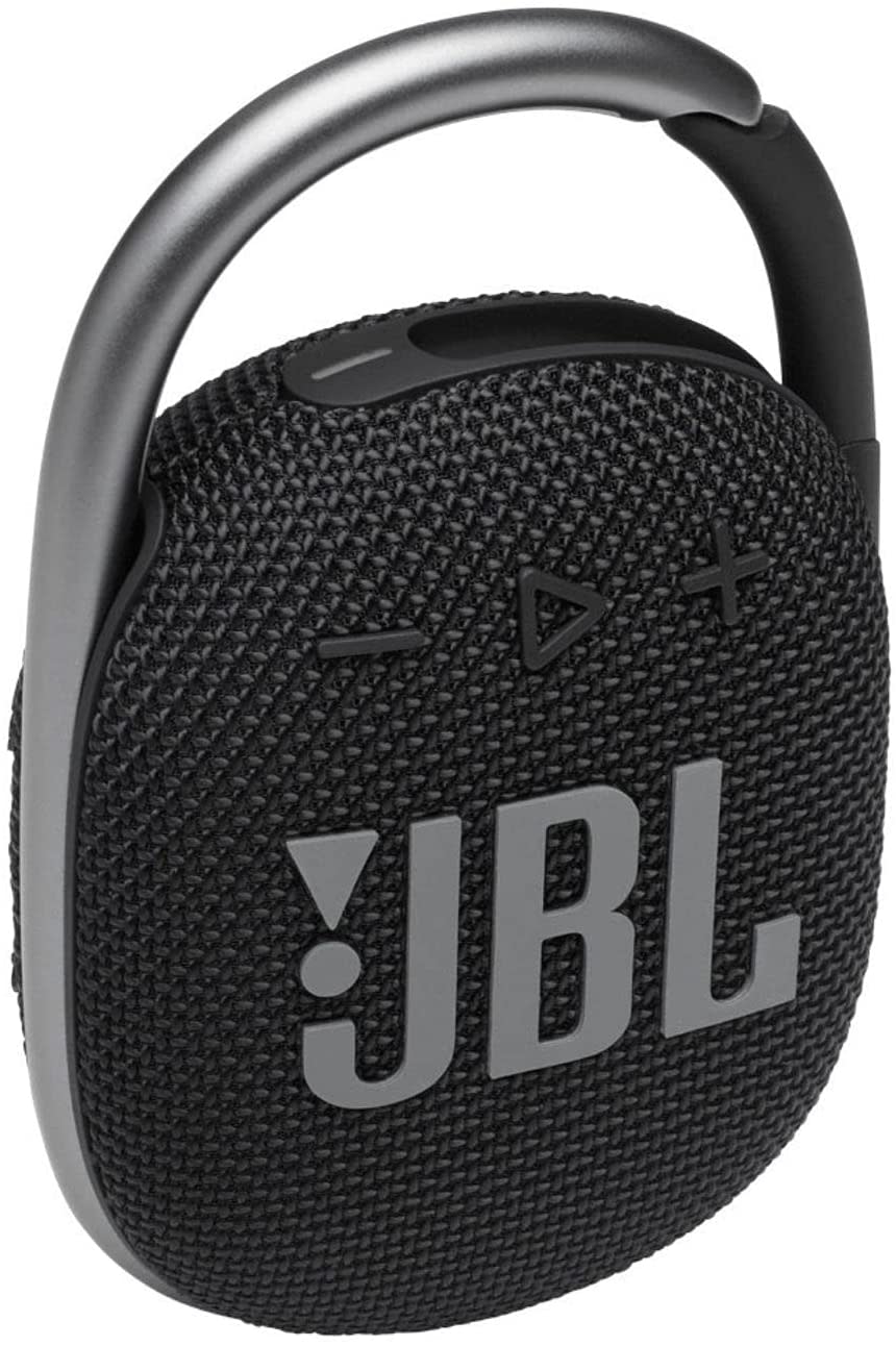 JBL Clip 4 - Portable Mini Bluetooth Speaker, Big Audio and Punchy bass, Integrated Carabiner, IP67 Waterproof and dustproof, 10 Hours of Playtime, Speaker for Home, Outdoor and Travel - (Gray)