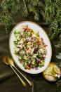 <p>Some families do a <a href="https://www.goodhousekeeping.com/holidays/christmas-ideas/g29343554/feast-of-the-seven-fishes-recipes-ideas/" rel="nofollow noopener" target="_blank" data-ylk="slk:Feast of the Seven Fishes;elm:context_link;itc:0;sec:content-canvas" class="link ">Feast of the Seven Fishes</a>, a Southern Italian tradition that likely started due to the Roman Catholic mandate to abstain from meat on Christmas Eve. "We start with fried smelts with a squeeze of lemon juice and scungilli salad," says Alyssa Jung, senior editor for the Hearst Health Newsroom. "For dinner, we have baccala, or salted cod; roasted shrimp scampi; jumbo pesto scallops; stuffed squid; and spaghetti <em>aglio e olio</em>. This is the one and only time we eat these foods. It’s my favorite meal of the year!” If they don't do the Feast of the Seven Fishes, other families might do a Polish <em>wigilia</em>, a Sweidsh <em>julbord</em> or just some of their favorite passed-down recipes, but the end result is the same: food coma. </p><p>RELATED: <strong><a href="https://www.goodhousekeeping.com/holidays/christmas-ideas/g29073023/easy-christmas-dinner-ideas/" rel="nofollow noopener" target="_blank" data-ylk="slk:60 Creative Christmas Dinner Ideas That'll Steal the Show;elm:context_link;itc:0;sec:content-canvas" class="link ">60 Creative Christmas Dinner Ideas That'll Steal the Show</a></strong></p>