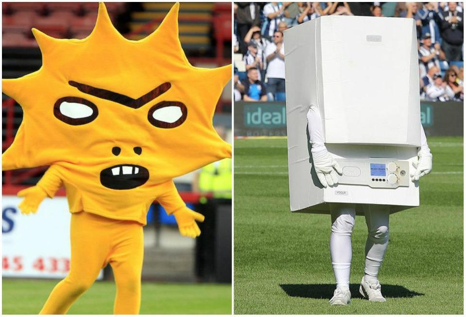 Partick Thistle's Kingsley and West Brom's Boiler Man (Partick Thistle FC/West Brom FC)