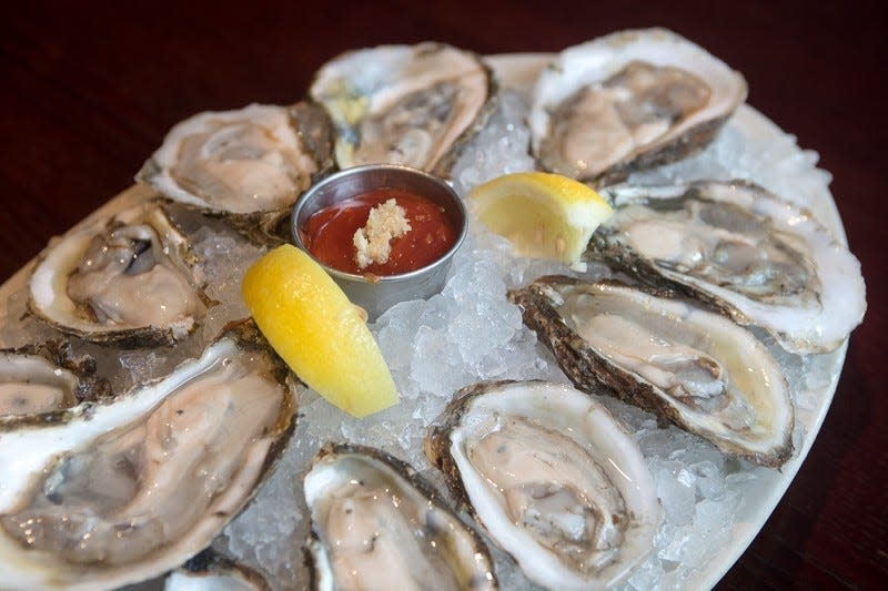 Blue Point oysters are served at Spoto's Oyster Bar in Palm Beach Gardens.