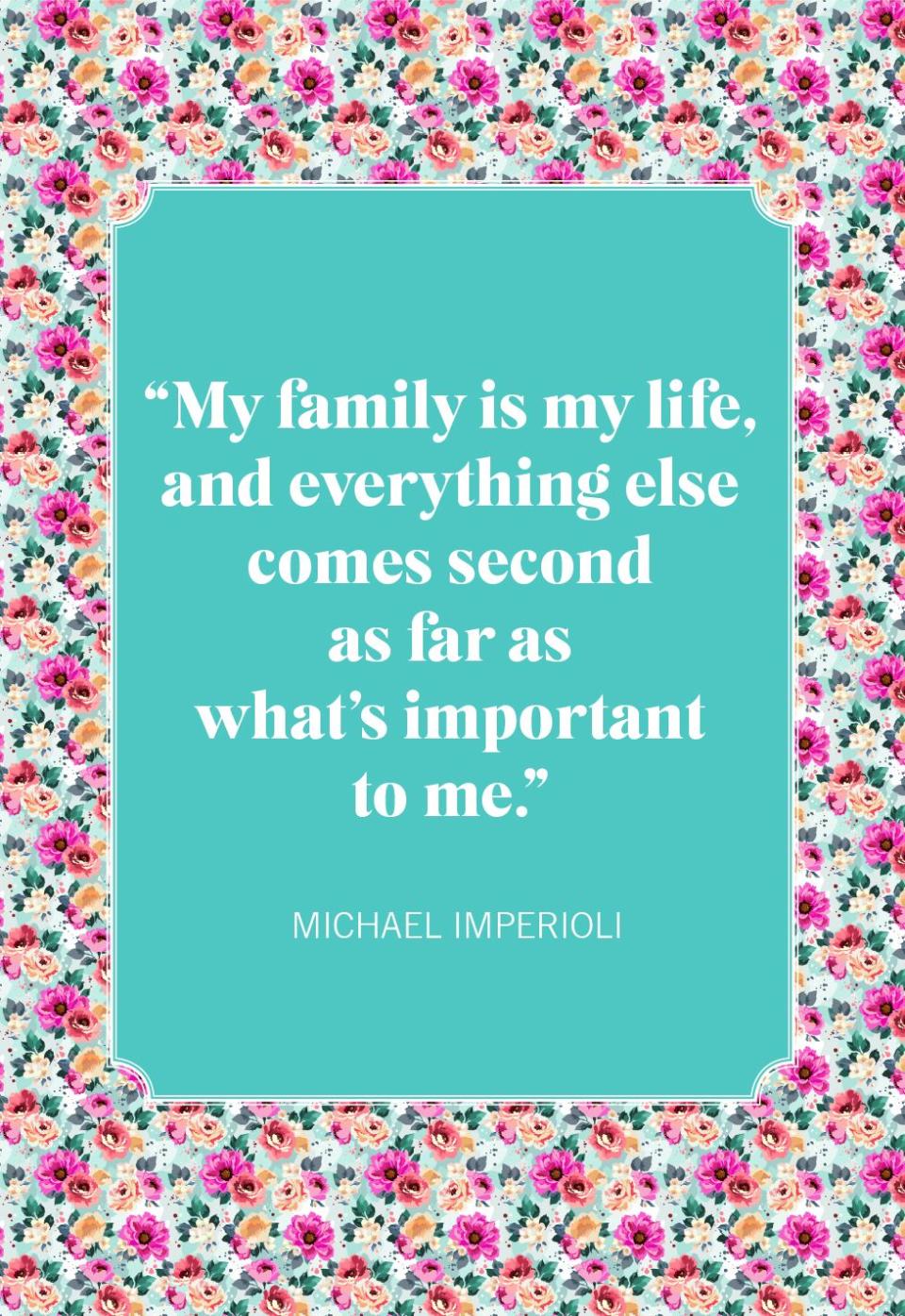 michael imperioli family quotes