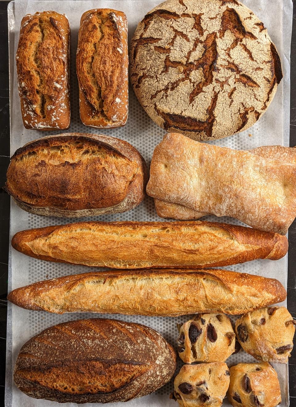 The bread at Birley Bakery.